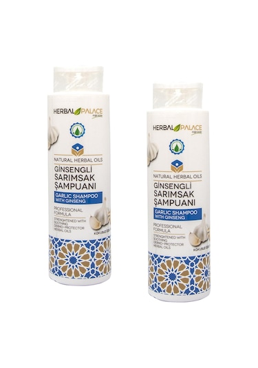 Herbal Palace Ginsengli Sarımsak Kokusuz Şampuanı 2 x 400 ml