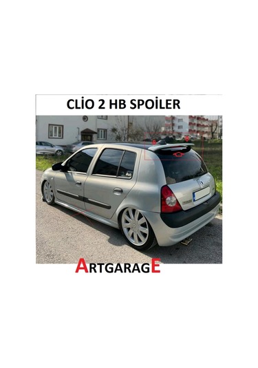 Reno Clio 2 Hb Boyasız Bagaj Spoileri-fiberglass