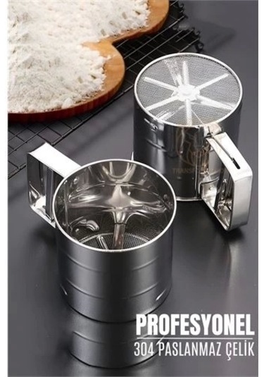 Un Eleği Nişasta Kakao Un Dağıtıcı Elek 304 Paslanmaz Çelik Çok Renkli