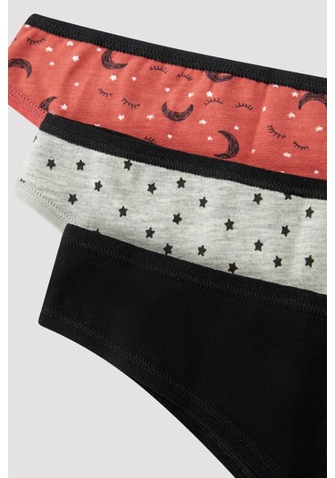 Penti Stars 3'lü Çok Renkli Brazilian Külot Çok Renkli