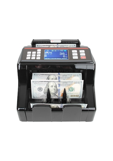 Baove GB8200G Karışık Para Sayma Makinesi - Sahte  Para Yakalama - TL, Euro, Usd + Müşteri Ekranı