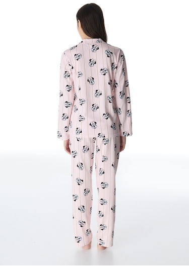 Penti İnci Pembe Lic Minnie Gömlek Pantolon Pijama Takımı