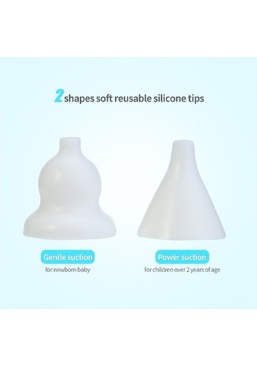 Ulzyvf Yeşil Yeni Küçük Hijyenik Güvenli Gücü Emme Emici, Elektrikli Doğan Çocuklar Burun Bebek Aspiratörü 3 Rw