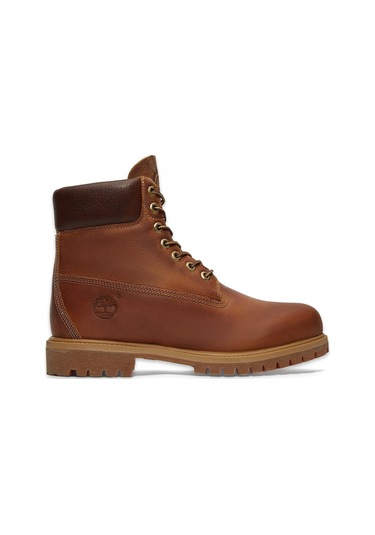 Timberland Tb127094 Timberland Premium 6 Inch Lace Up Waterproof Kahverengi Erkek Bot Kahverengi