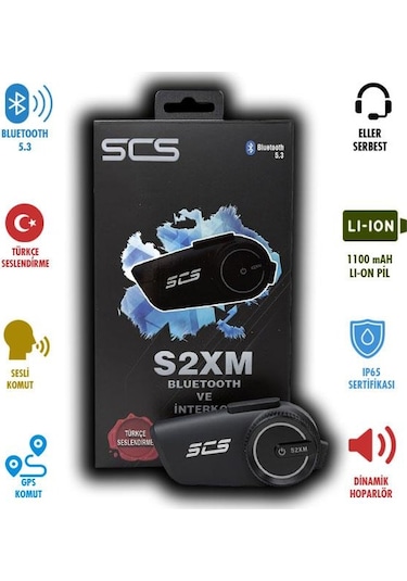 Scs S2xm Bluetooth Ve Intercom