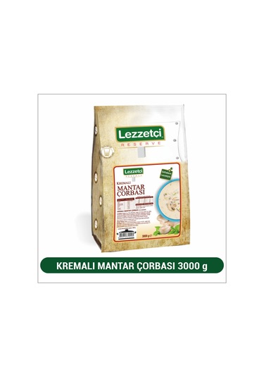 Lezzetçi Kremalı Mantar Çorbası 3 KG