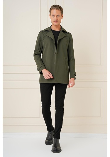 Efor Ka 086 Slim Fit Haki Spor Kaban Haki