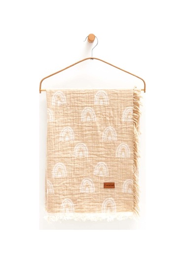 Caramell Bebek Müslin Battaniye 100x120 CM Btu1975 Bej