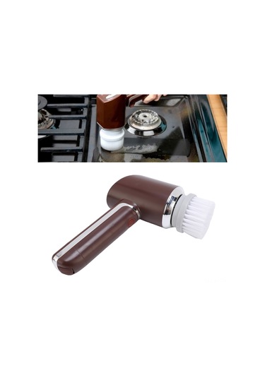 Shineyee Su Geçirmez El Tipi Elektrikli Temizlik Fırçası - 5 Farklı Uç İle Mutfak/banyo/her Yerde 350 Rpm Yüksek Tork Diğer