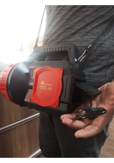 Ultra Güçlü Uzun Mesafeli Led Li Projektör El Feneri 10w Kırmızı