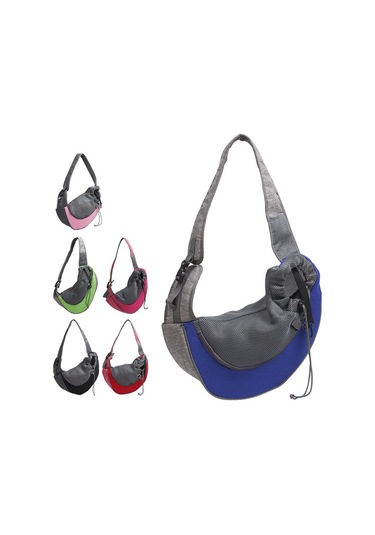 Vkemall Küçük Evcil Hayvanlar İçin Siyah Taşıma Çantası - Elden Bağımsız, Soluklu Mesh, Kaçmayı Engelliyor S Boyutu Siyah