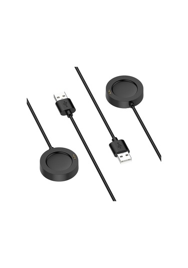 Flybuy Xiaomi Watch S4 / 2 / H1 / 2 Pro / S3 / S2 Manyetik Şarj Kablosu 1m Siyah, Akıllı Saat Şarj Cihazı/
