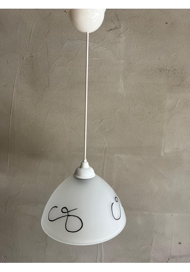 Ergani Tekli Avize Beyaz