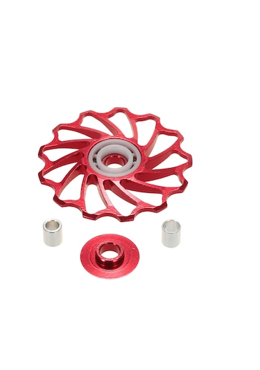 Geeroyoo Lixada 7075 Alüminyum Bisiklet Arka Vites Makarası - 13 Dişli, Hafif Ve Dayanıklı, Kırmızı Renk Seçeneği Çok Renkli