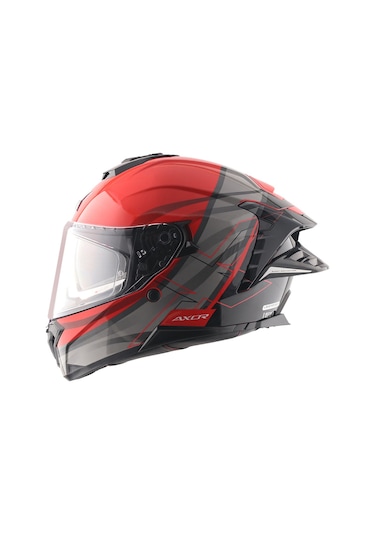 Axor Brutale Surges Full Face Kapalı Kask Parlak Kırmızı - Siyah