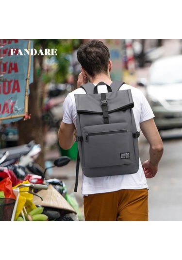 Sırt Çantası, Erkek Dizüstü Bilgisayar Sırt Çantası, Okul Sırt Gri