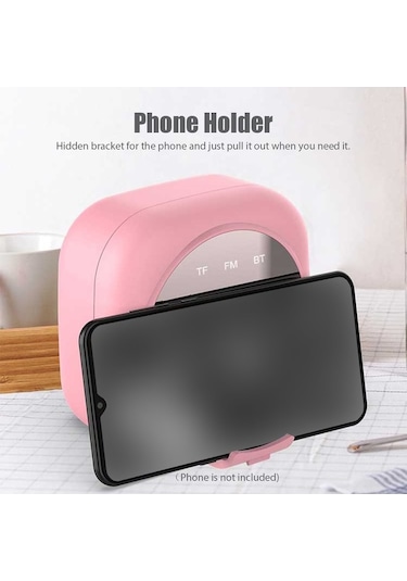 Novahub Yüksek Kaliteli Bluetooth Hoparlör: Çift Alarm, Aydınlatmalı Ekran, Usb Şarj Ve Stereo Ses