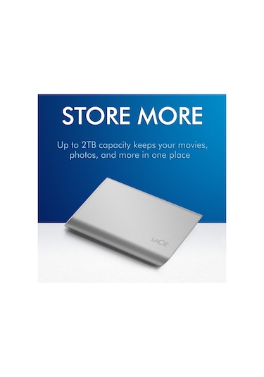 Lacie STKS500400 500 GB USB-C 3.2 1050 MB/S Taşınabilir Portable SSD