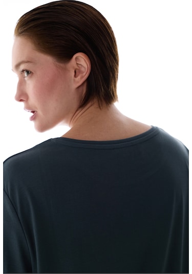 Penti Gri Bisiklet Yaka Oversize Modal T-Shirt
