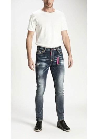 Barmore Erkek Denim Jean Mavi