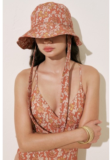 Bağlamalı Bucket Şapka Terra Floral Terra Floral