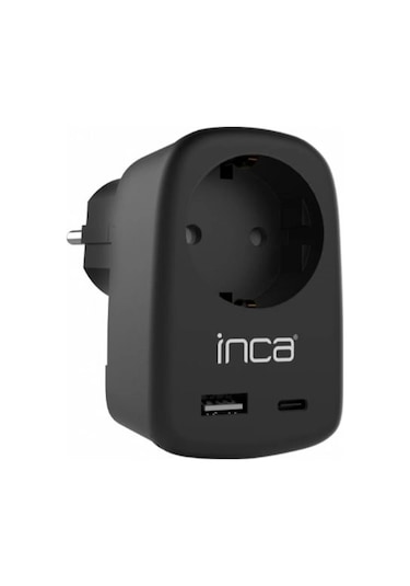 Inca Ipw-42sy Type-c+ Usb-a Giriş Soketli Duvar Prizi Standart