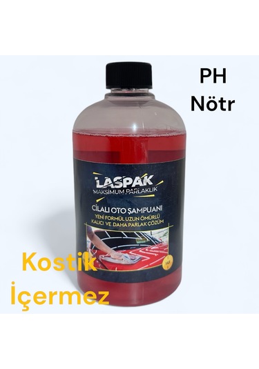 Laspak Ph Nötr Cilalı Araç Yıkama Oto Şampuanı 500 Ml
