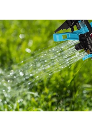 Ulzyvf Lebihmurah 4977 Sulama Başlığı, Bahçe Bahçesi İçin Otomatik Dönüş Yağmurlama Başlığı 360 Dönüş