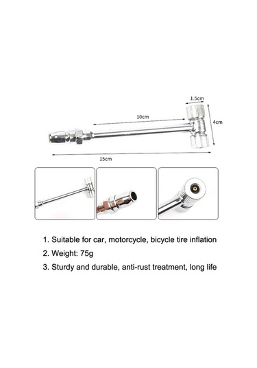 Novahub Araba Çekici, T Tipi, Hava Nozulu Lastik