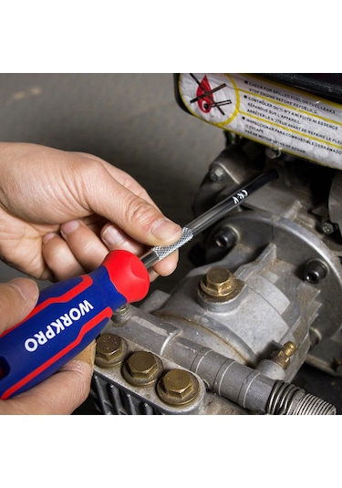 Workpro Wp200503 2 Parça Profesyonel Cr-v Manyetik Tornavida Seti