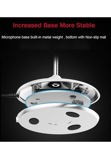 Wondernest Bk Masaüstü Deveboynu Ayarlanabilir Usb Ses Mikrofonu