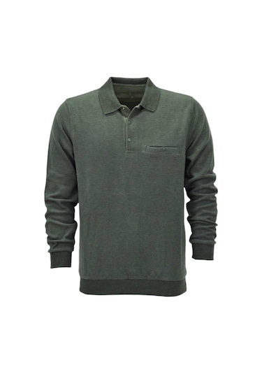 Dynamo Erkek Polo Yaka Cepli Sweatshirt 6857 Bgl-st04024 Bordo