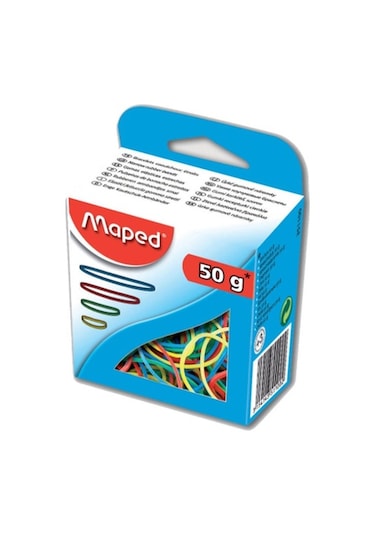 Maped Renkli Ambalaj Lastiği 50gr - 3 Kutu