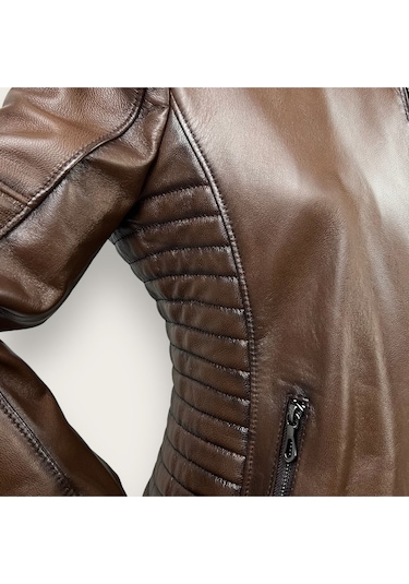Always Leather Usta İşi Özel Dikim Ceket 1803440003 Kahverengi