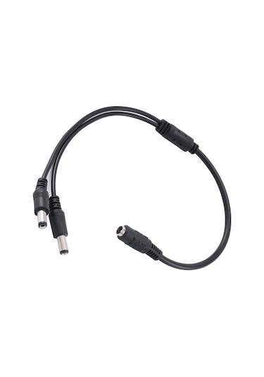 Dc Güç 5.5x2.1mm 1 Dişi-2 Erkek Jack Kablo Çoklayıcı