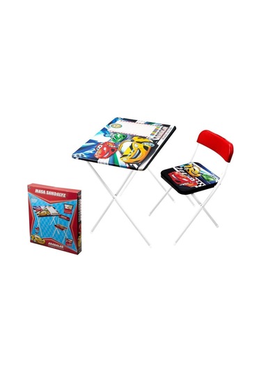 Beren Oyuncak Şimşek  Arabalar Katlanabilir Çocuk Ders Çalışma Ma