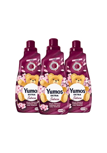 Yumoş Extra Konsantre Yumuşatıcı Sakura 3 x 1440 ML