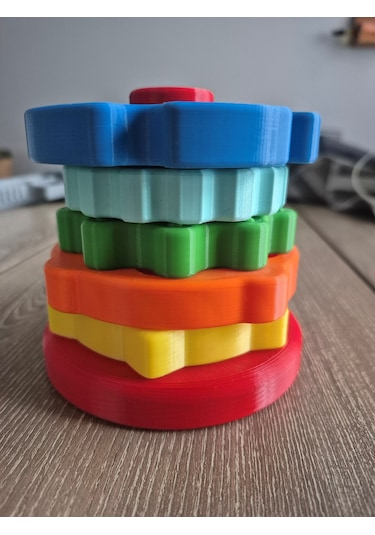 Montessori Renk Dizme Oyuncağı - Eğlenirken Öğretin