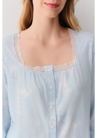 Suwen Sakura Maskülen Pijama Takımı Sh26213660b348 Mavili