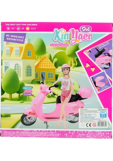 Kınyear Motorsikletli Bebek Oyuncak