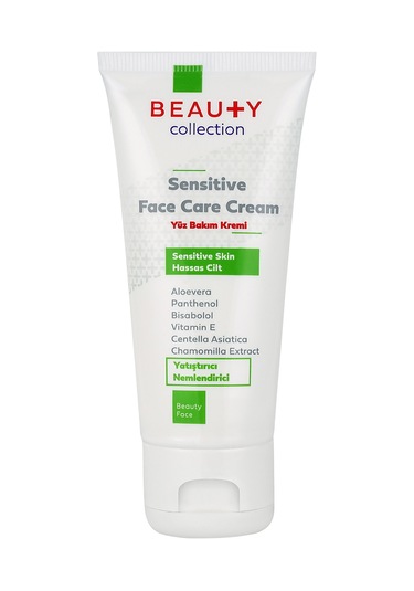 Beauty Collection Hassas Ciltlere İçin Yatıştırıcı ve Nemlendirici Yüz Bakım Kremi 50 ML