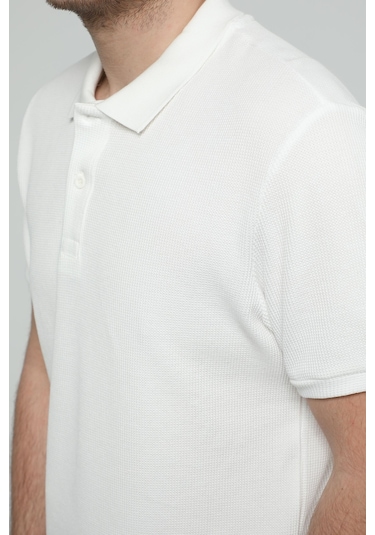 Hscstore Erkek Ekru Tişört - 8423-ekru Ekru