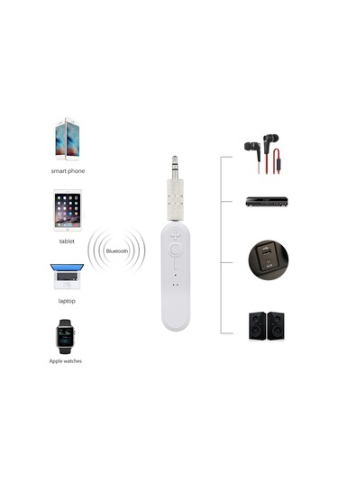 Yunboo Kablosuz Bluetooth 4.1 Alıcı - Kulaklık Ve Hoparlörler İçin Aux Bağlantılı Ses Adaptörü