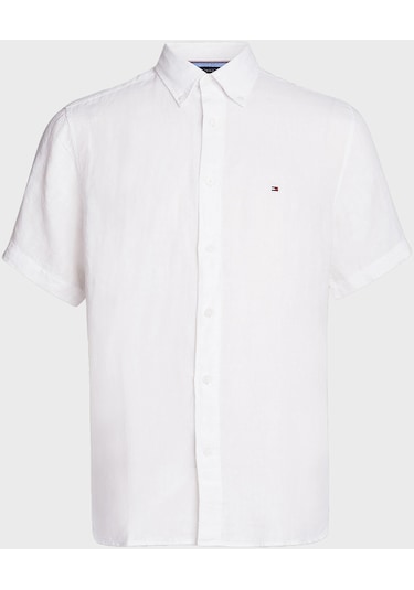 Tommy Hilfiger Erkek Gömlek Mw0mw35207 Ycf Beyaz Tommy Hilfiger Erkek Gömlek Mw0mw35207 Ycf Beyaz