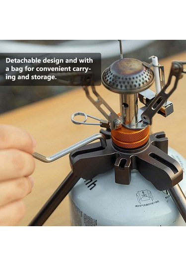 Mountainhiker-açık Kamp Gastank Ve Sobalar Braketi Ayrılabilir-gümüş Gümüş