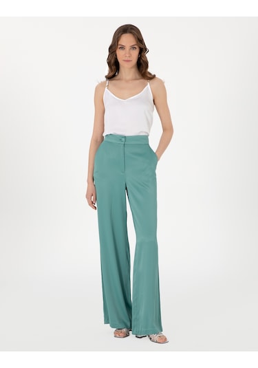 Pierre Cardin Kadın Yeşil Pantolon 50299799-vr054