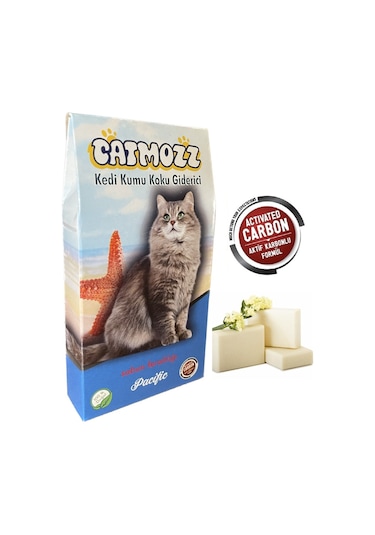 Catmozz Pacific Sabunlu Aktif Karbon Kedi Kumu Koku Giderici 30 G