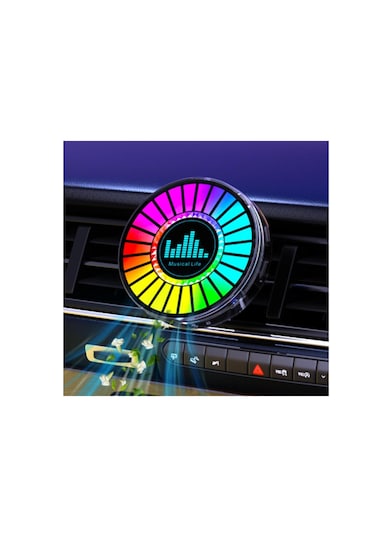 Sese Duyarlı Araçiçi Ve Masaüstü Kullanılabilen Ekolayzer Rgb