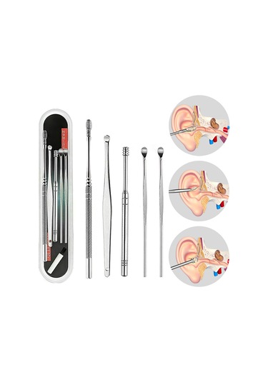 5 Parçalı Kulak Temizleme Seti - Basit Kir Temizleme