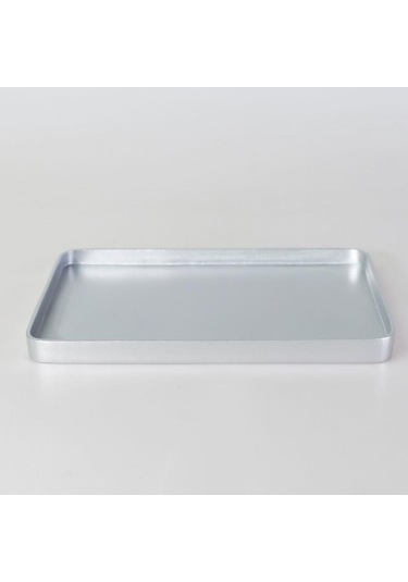 Selim Dekor Victoria Dikdörtgen Tepsi Büyük Gümüş